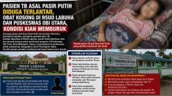 Pasien TB Asal Pasir Putih Diduga Terlantar, Obat Kosong di RSUD Labuha dan Puskesmas Obi Utara, Kondisi Kian Memburuk